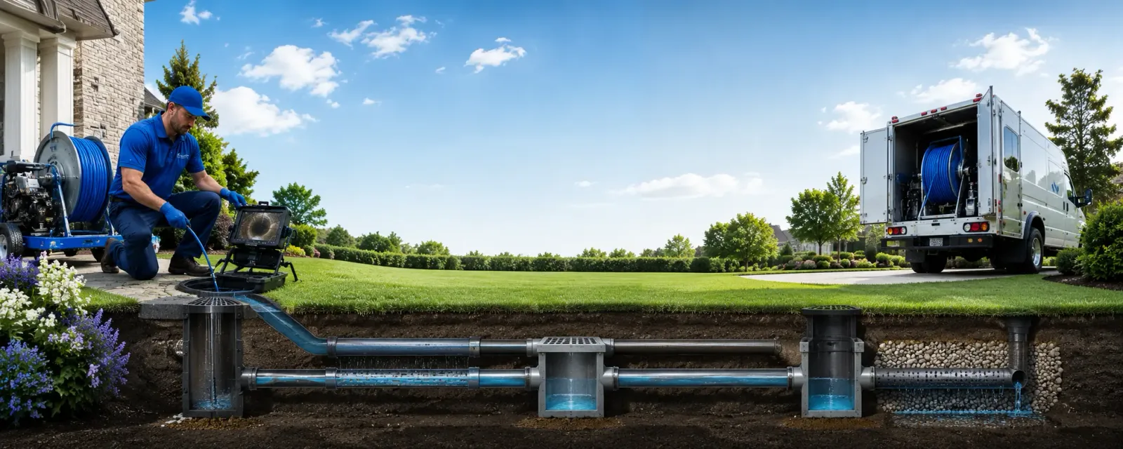 Outdoor drain cleaning information for Franklin, NC